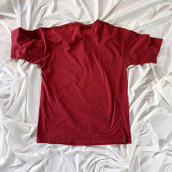 Vintage 90s Big Dogs Burgundy Henley Shirt Size Small - Picture 4 of 7